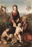 Overbeck, Johann Friedrich Maria und Elisabeth mit dem Jesus Germany oil painting artist